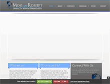 Tablet Screenshot of mossandroberts.com
